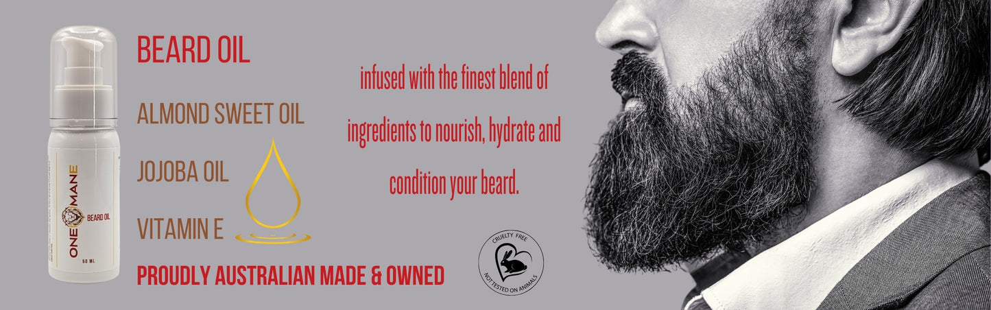 One Mane Beard Oil - Large 50ml