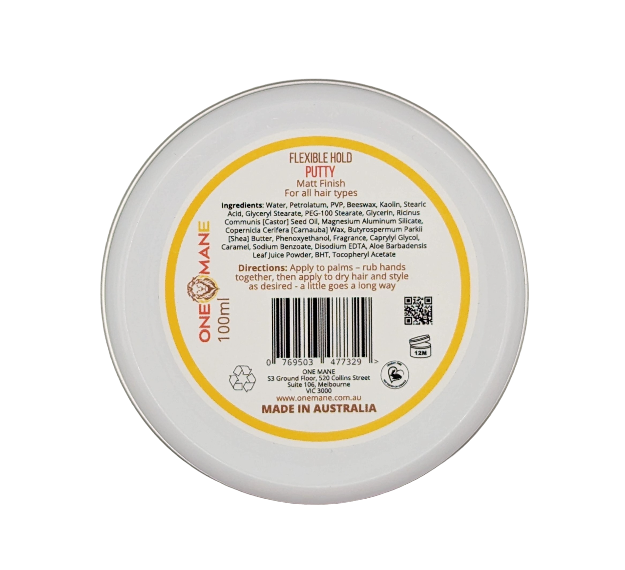 Hair Styling Putty 100ml